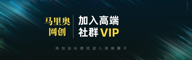 高端 VIP社群网赚项目-副业赚钱-互联网创业-资源整合马里奥网创